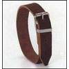 COLLAR OVEJAS CUERO CON HEBILLA 3 cm.