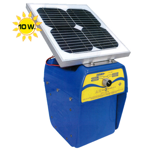 Pastor eléctrico a batería con Placa Solar ZBS50 - KIT 